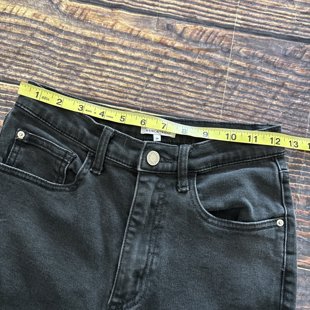 We Wore What Womens High Black Skinny Stretch Jeans Size 26 - Picture 3 of 8